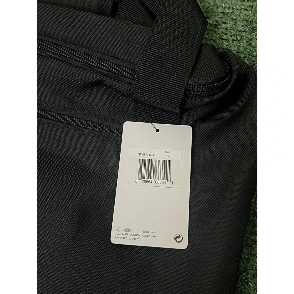 Nike Air Jordan Jumpman 55L Duffle Bag Black Logo Athletic Carryall SM0744-023